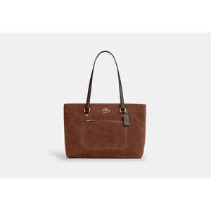 Coach Suede Station Tote Bag